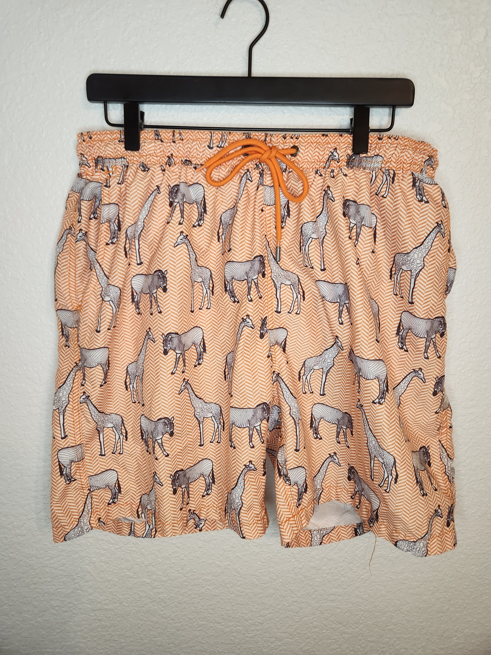 Mr. Swim Swim Trunks Water Shorts Animal Print Mens Size XXL